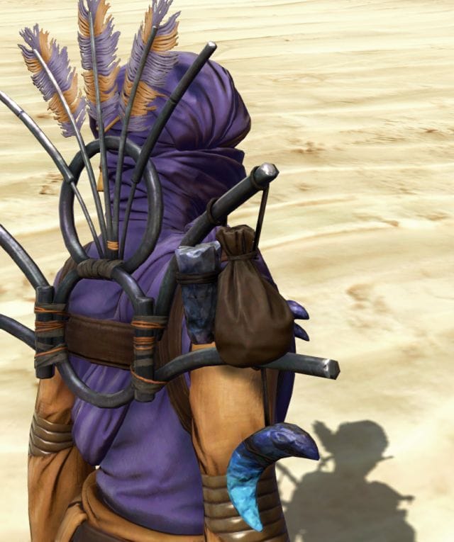 Feast Trader Armor Set detailed back view from Star Wars: The Old Republic.