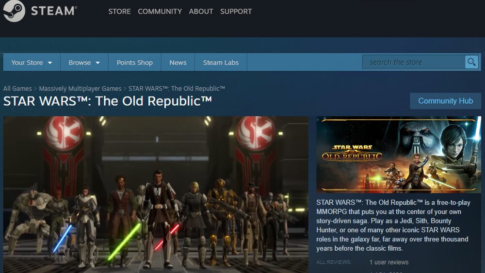 star wars free to play on steam