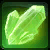 Iridescent Green Crystal material, from Patch 5.0.0
